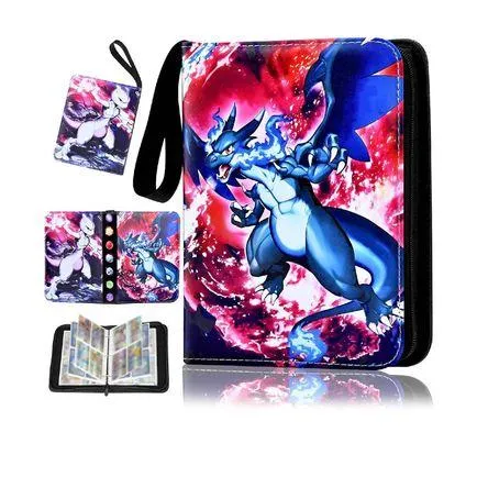 Pokemon Folder 4 Pocket 400 Cartas Mega Charizard Mewtwo - CHARZ-669