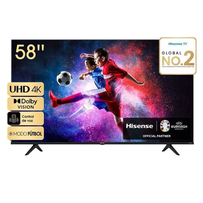 TV Hisense 58" 4K Ultra HD Smart TV 58A6H
