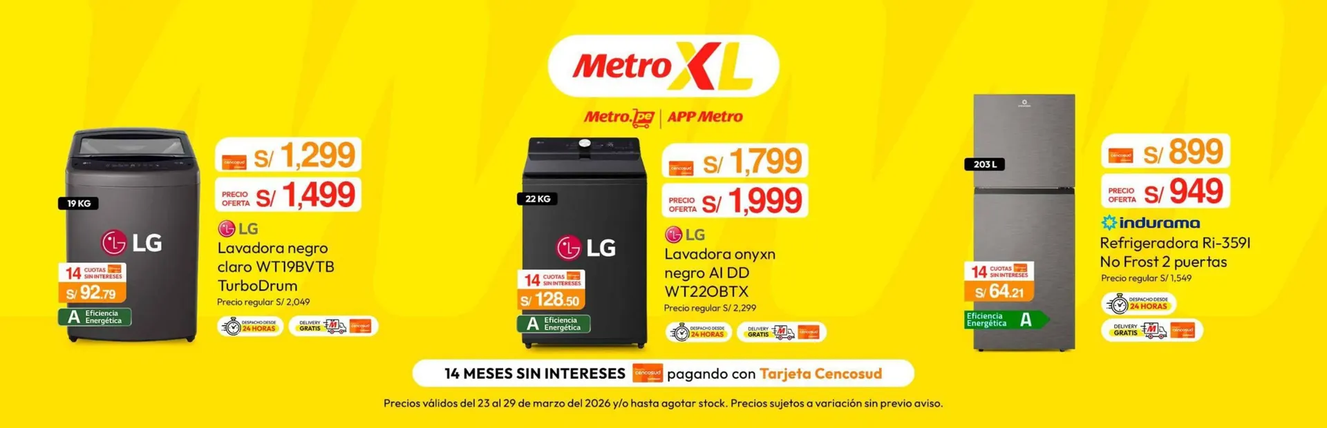 Catalogo de Catálogo Metro 23 de marzo al 29 de marzo 2026 - Pag 2