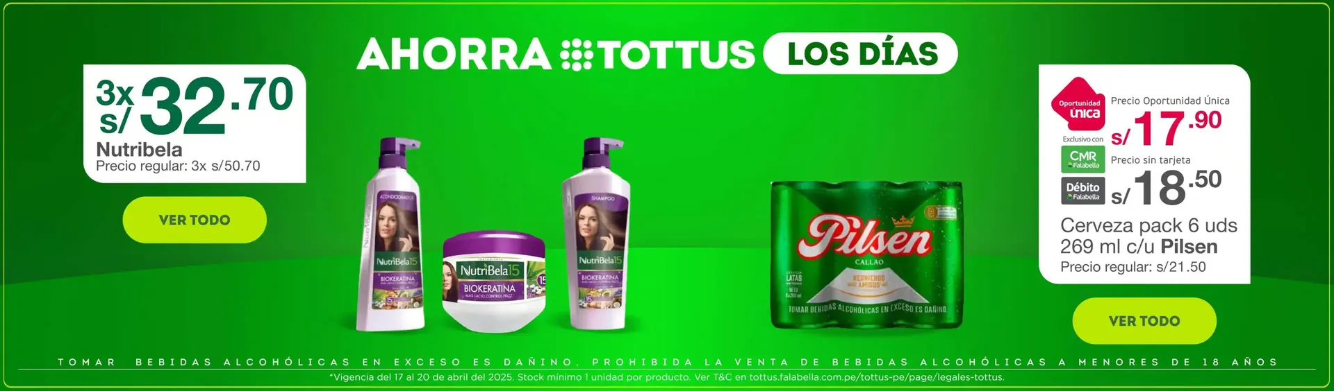 Catalogo de Catálogo Tottus 19 de abril al 19 de abril 2025 - Pag 4