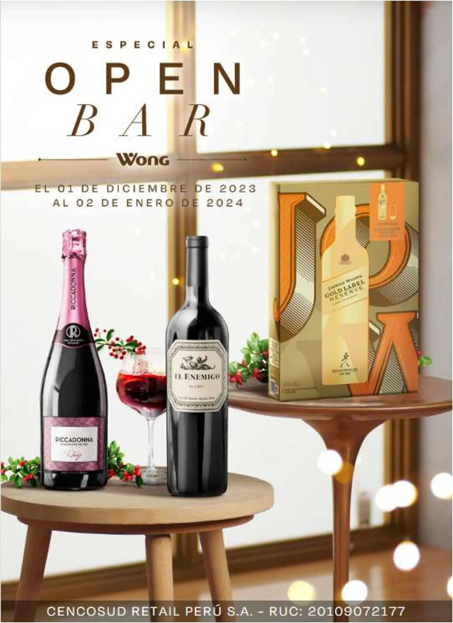 Catalogo de Catálogo Wong 5 de diciembre al 2 de enero 2024 - Pag 1