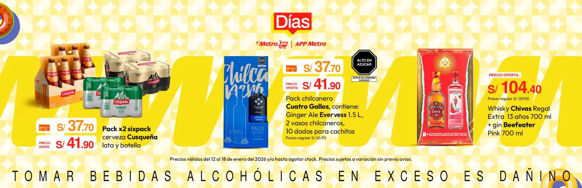 Catalogo de Catálogo Metro 12 de enero al 18 de enero 2026 - Pag 1