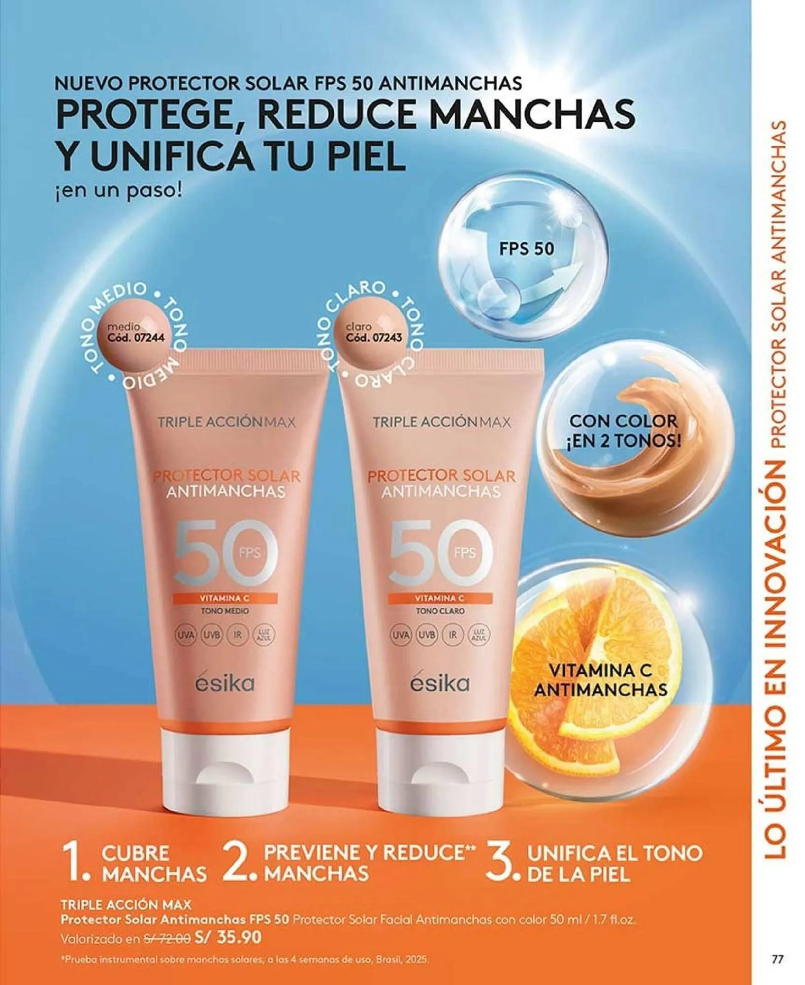 Catalogo de Catálogo Ésika 17 de setiembre al 30 de noviembre 2025 - Pag 77