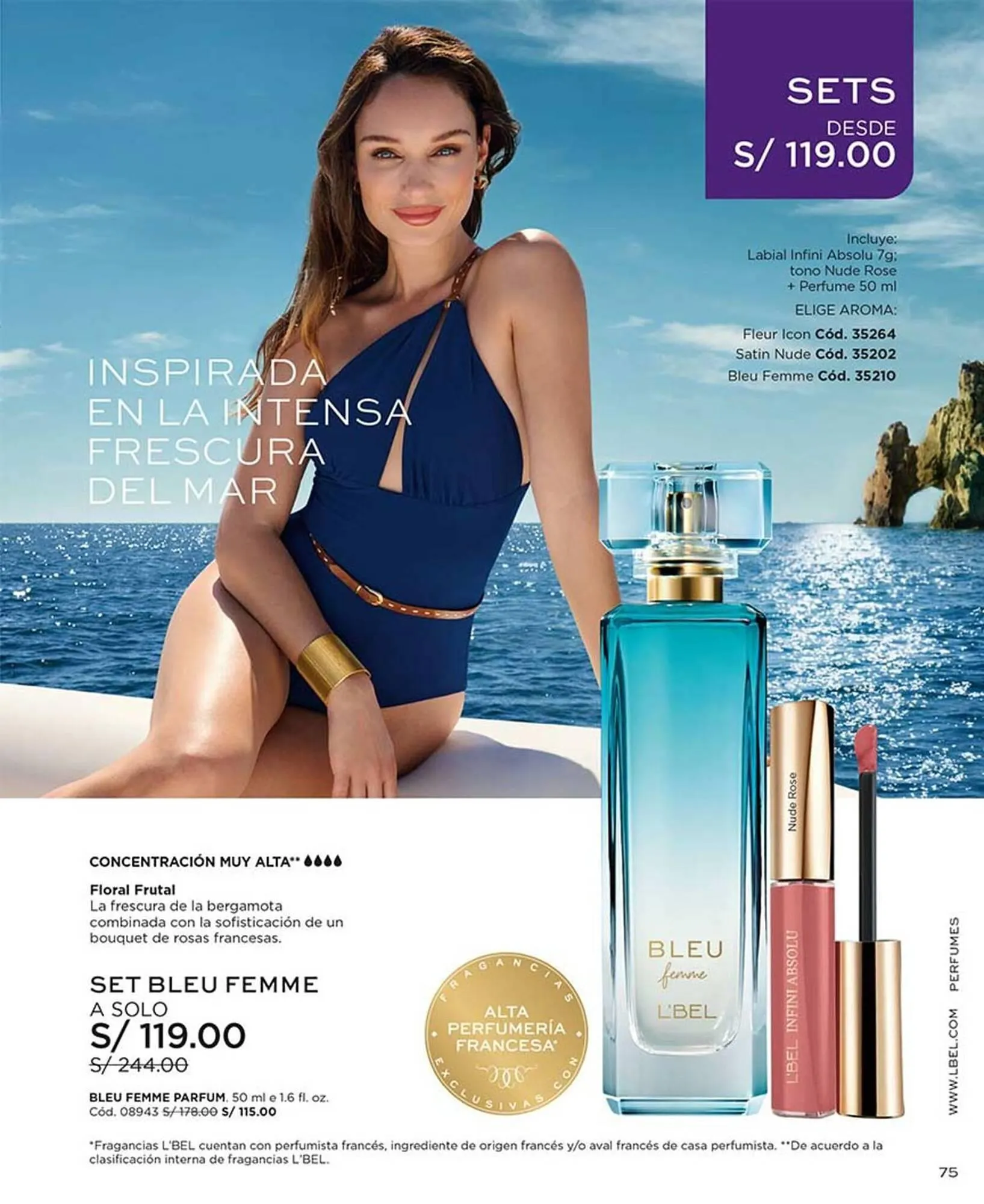 Catalogo de Catálogo L'Bel 1 de enero al 22 de enero 2025 - Pag 75