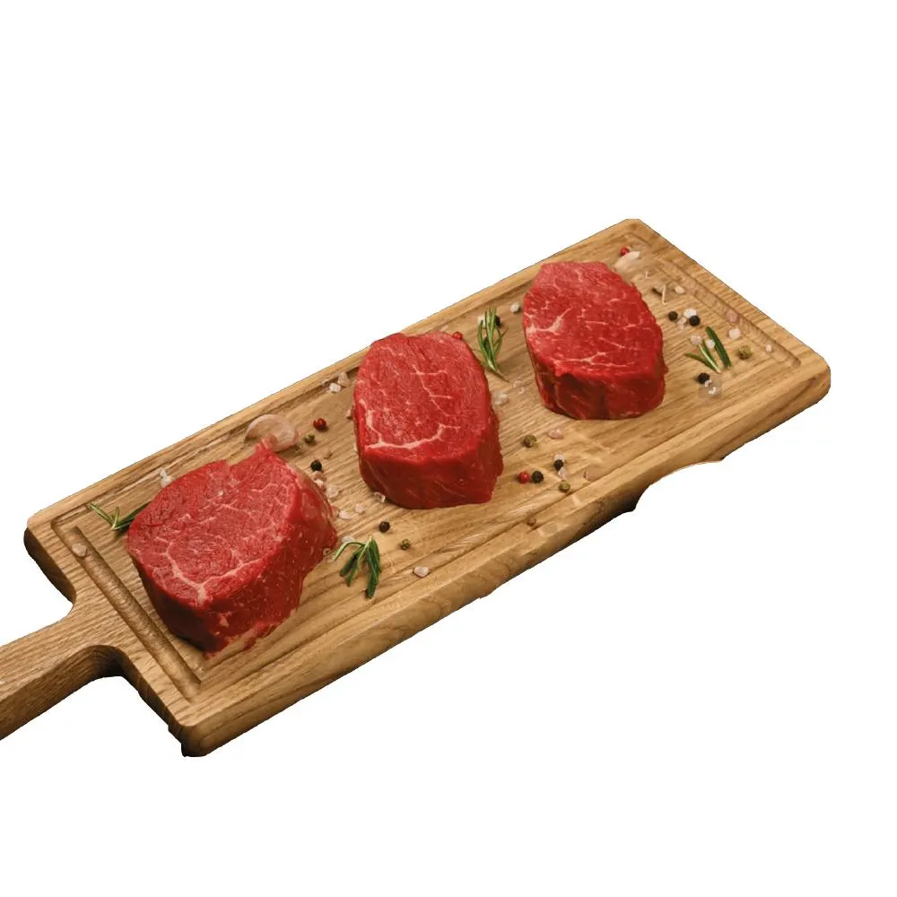 Lomo fino de res en medallones x 400 gr.