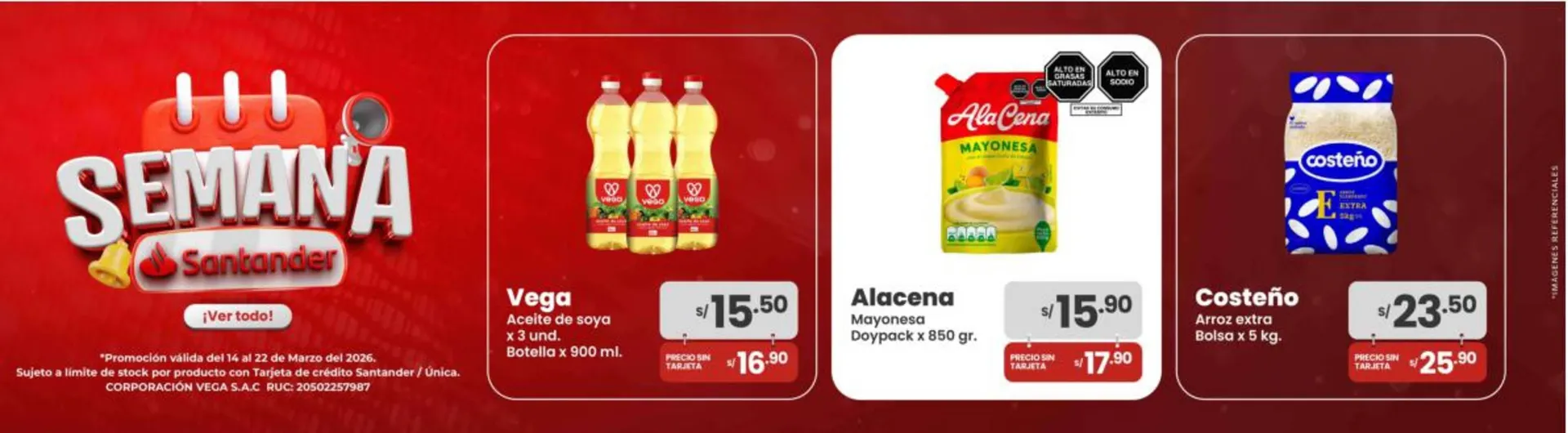 Catalogo de Catálogo Vega 14 de marzo al 22 de marzo 2026 - Pag 1