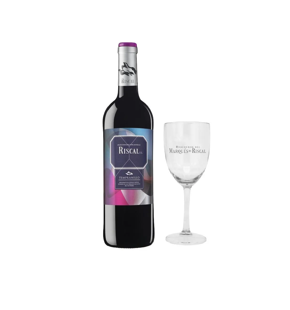 MARQUES DE RISCAL TEMPRANILLO 750ML + COPA ACRILICA