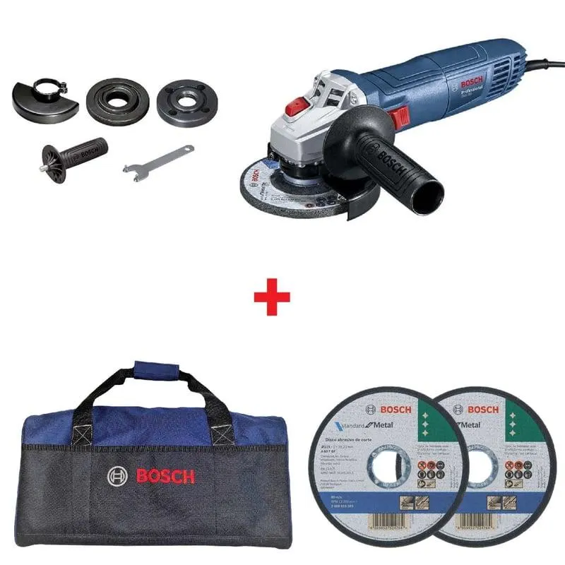 Amoladora angular Bosch GWS 700 -710W + 5 discos
