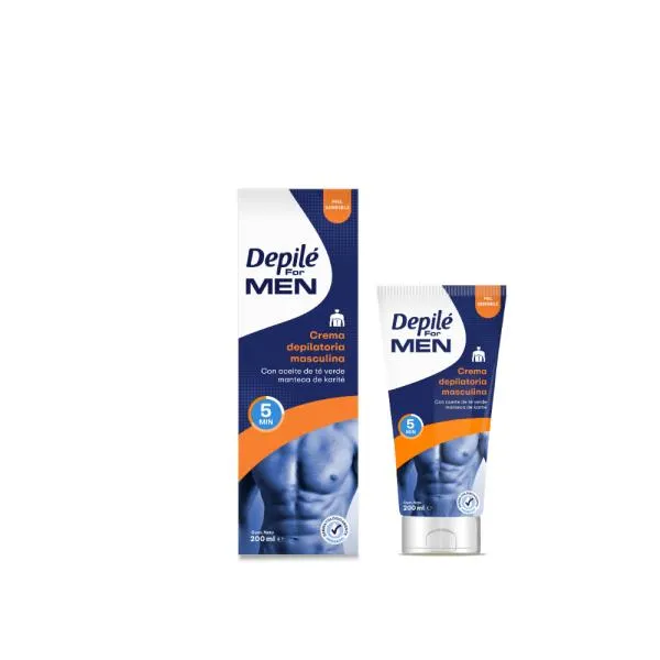 Crema depilatoria masculina Piel sensible x 200 ml