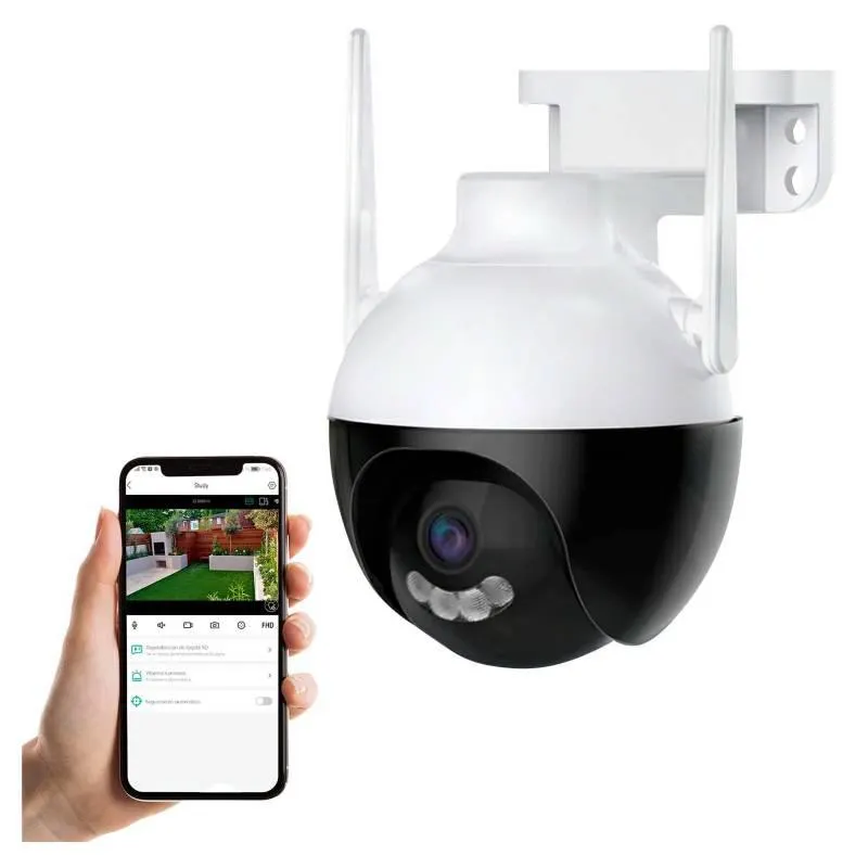 Camara Domo 4mp Ip Exterior Wifi Inalambrica Sensor Alarma