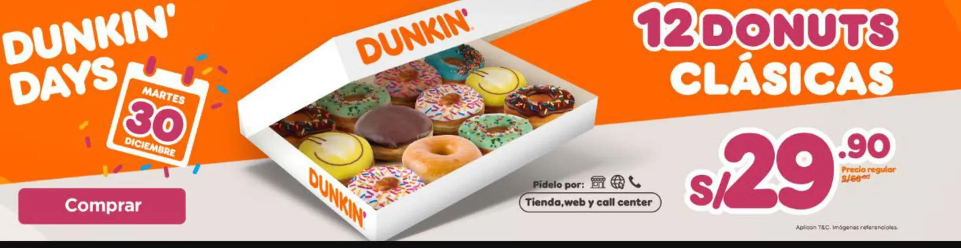 Catálogo Dunkin Donuts - 1