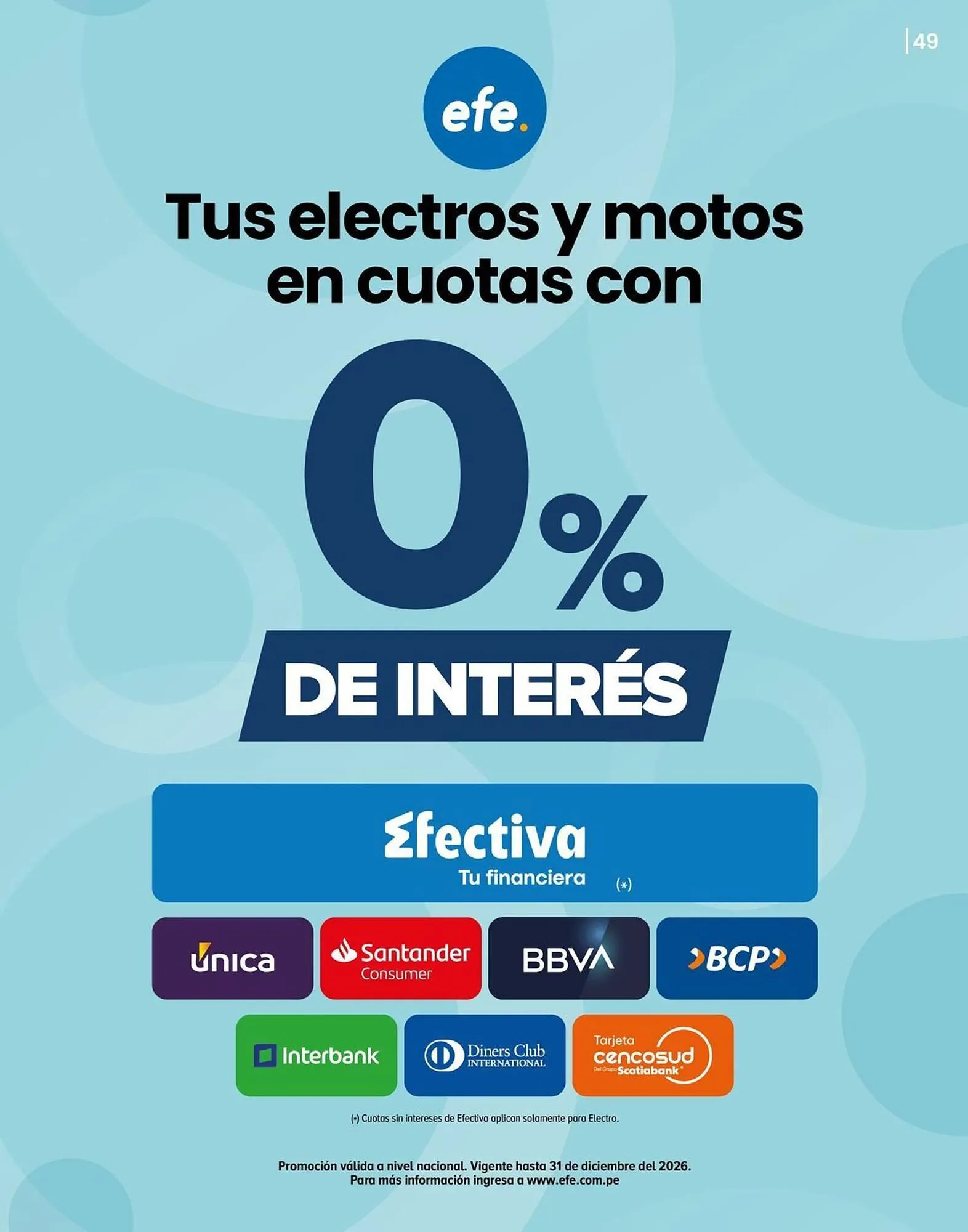 Catalogo de Catálogo Tiendas EFE 6 de mayo al 31 de mayo 2026 - Pag 49