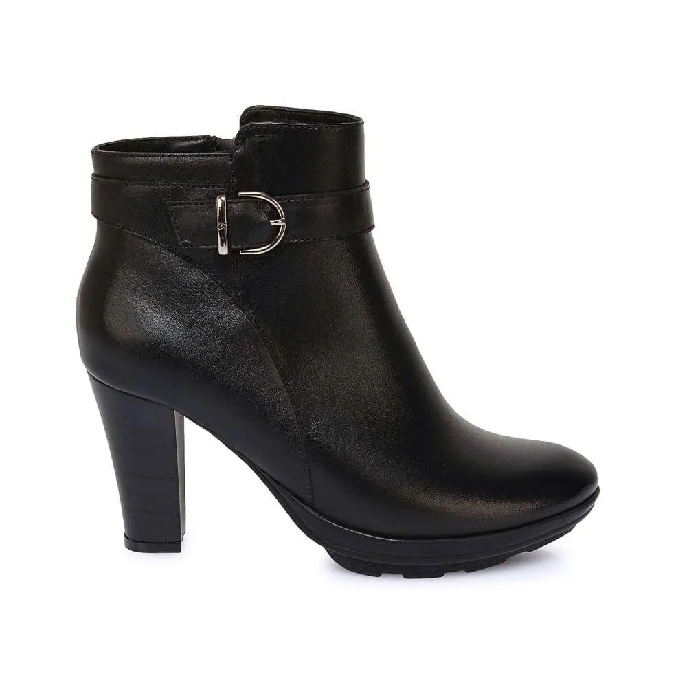 Botín Casual FER-2532 Negro Viale Cuero