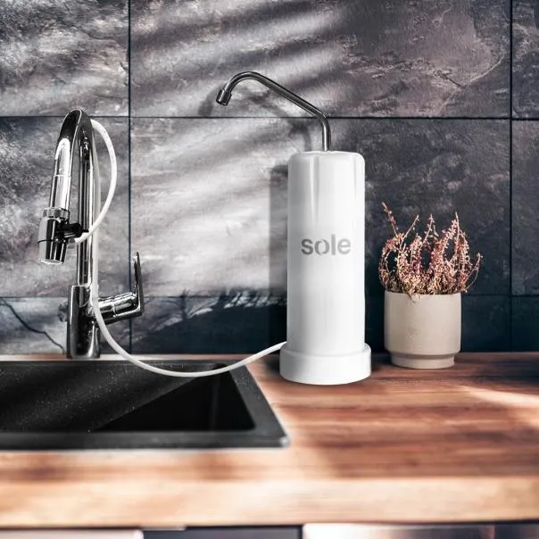 Purificador Alcalinizador Prime Blanco Sole s/ lavadero