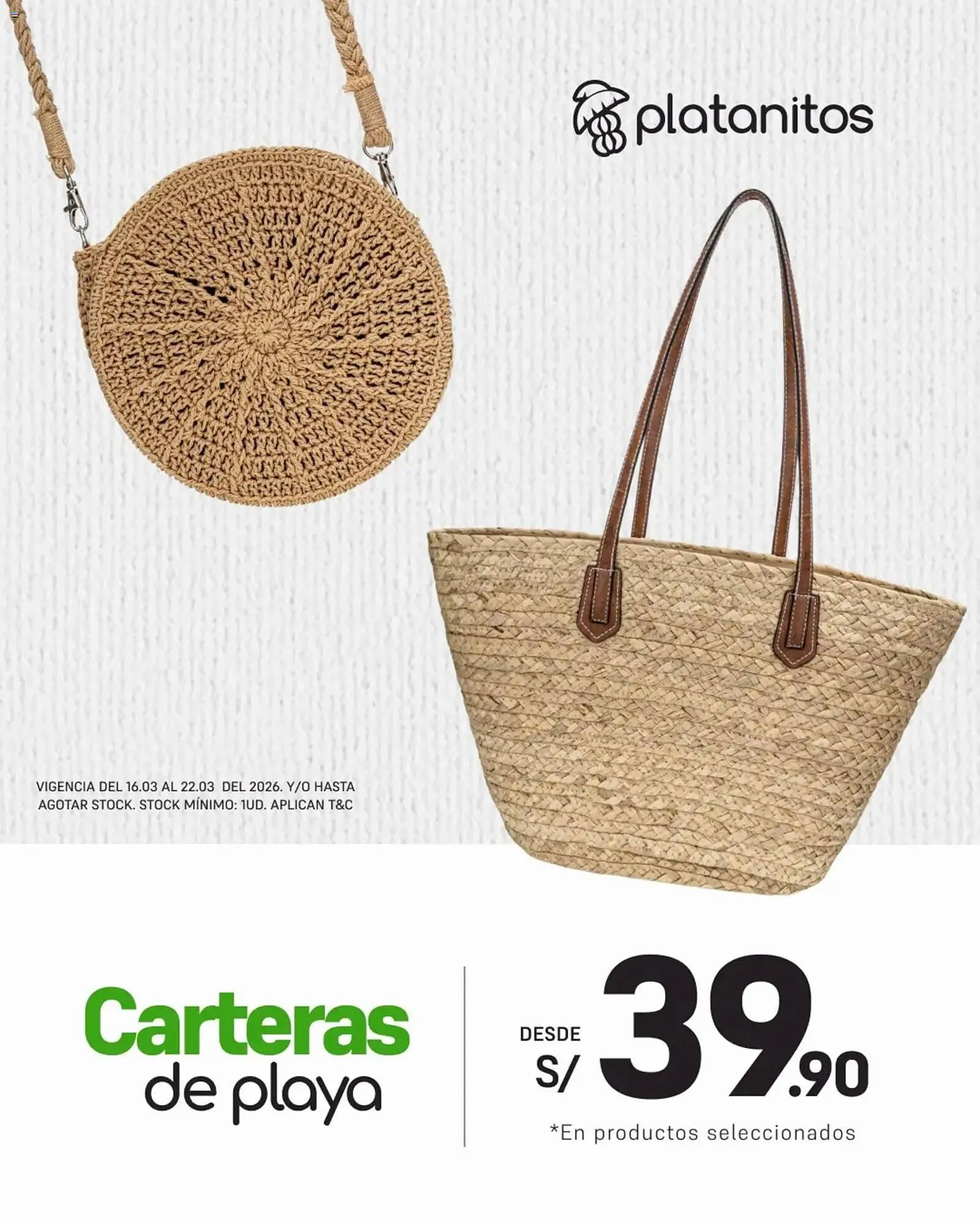 Catalogo de Catálogo Platanitos 16 de marzo al 23 de marzo 2026 - Pag 1