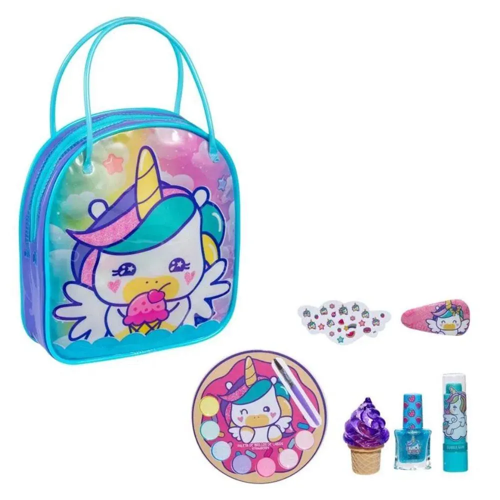 Estuche Beauty Set Cartera Unicorn