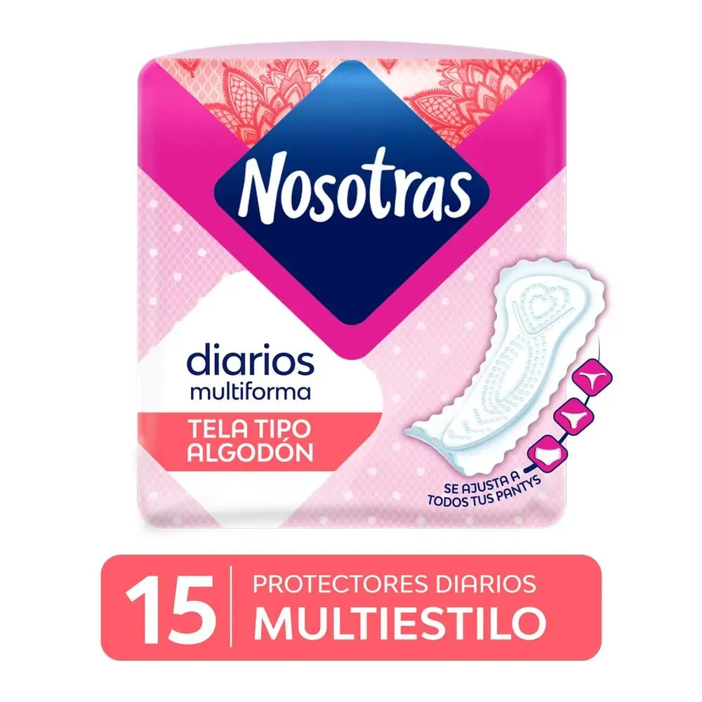 Nosotras Multiestilo Protectores Diarios x 15 Unidades