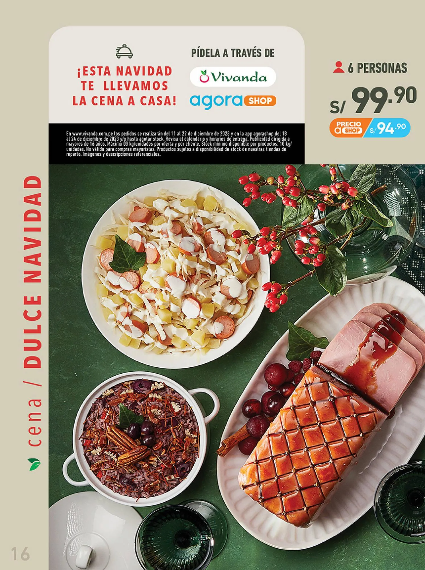 Catalogo de Catálogo Vivanda 8 de diciembre al 11 de diciembre 2023 - Pag 16