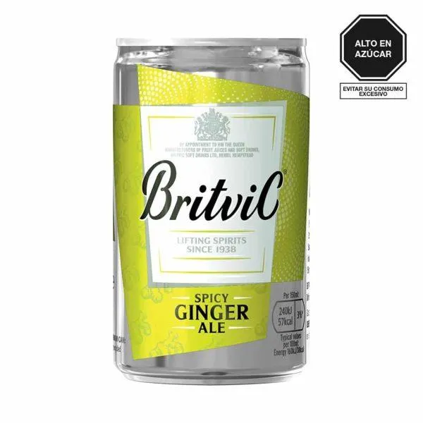 Ginger Ale Britvic lata x 150ml