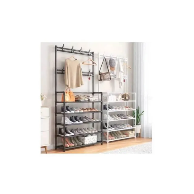 Zapatera armable - organizador y colgador de ropa zapatos de 5 niveles