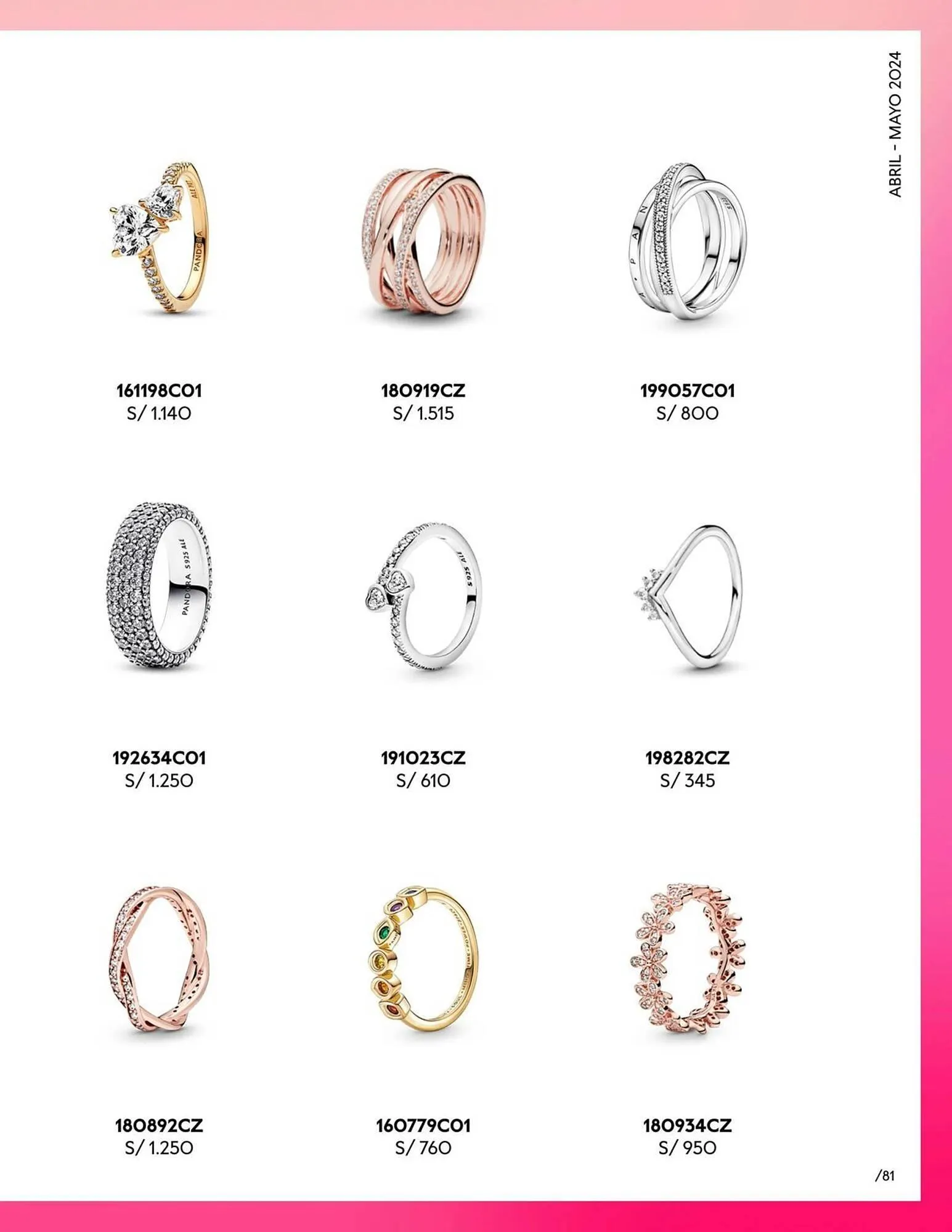 Catalogo de Catálogo Pandora 29 de abril al 31 de mayo 2024 - Pag 81