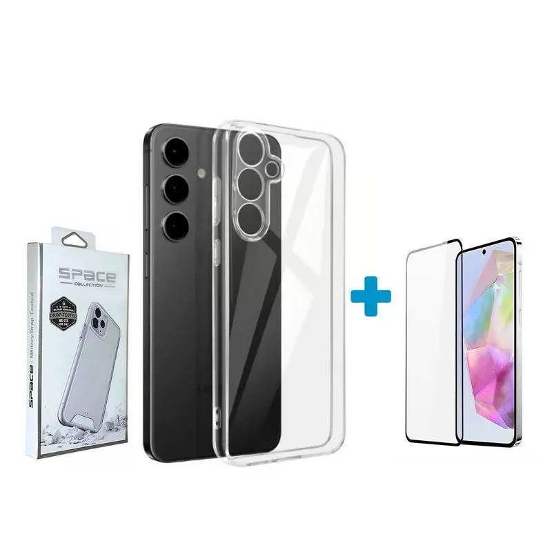 Case Space Para Samsung A56 + Vidrio Templado Transparente