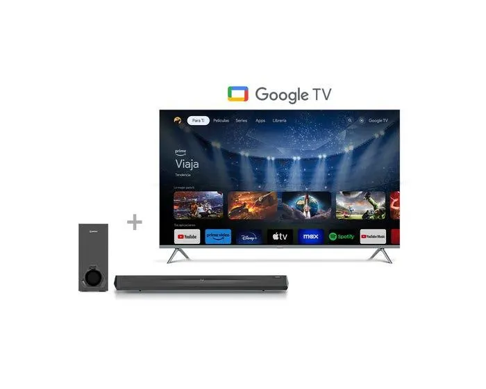 Televisor Miray 4K QLED Smart 65" MQM65-T1000GBT + Soundbar Miray SBM-S26R