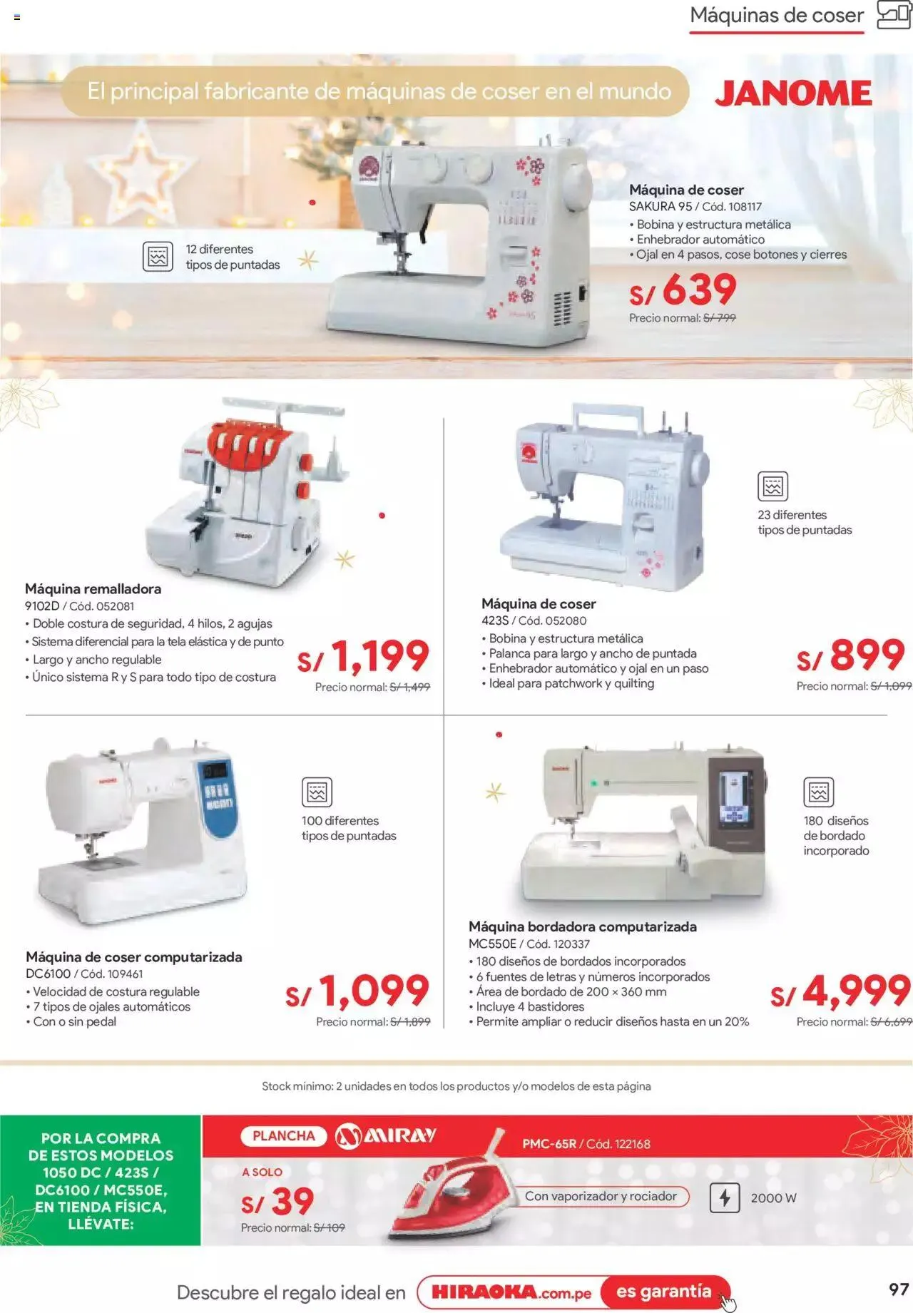 Catalogo de Catálogo Hiraoka 12 de diciembre al 31 de diciembre 2023 - Pag 97