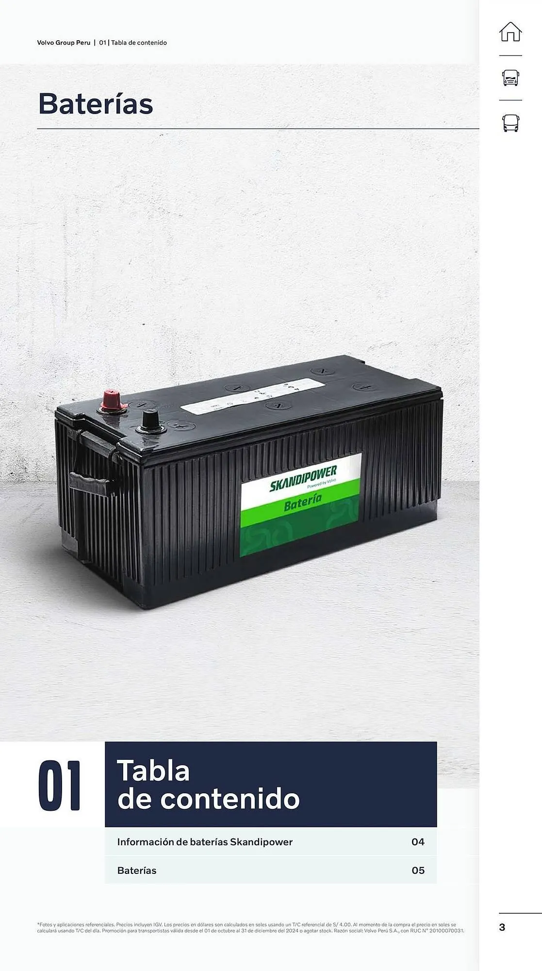 Catalogo de Catálogo Volvo 29 de octubre al 31 de diciembre 2024 - Pag 3