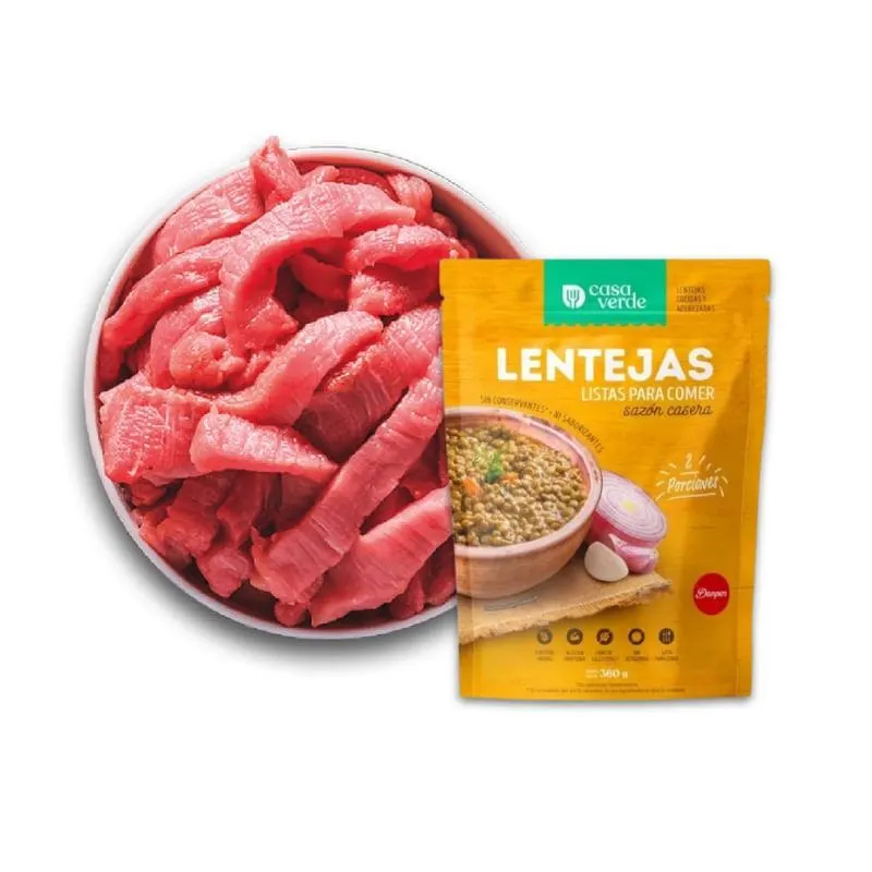 Pack Lomito casero x 450 gr. + Lentejas listas para comer x 360 gr.