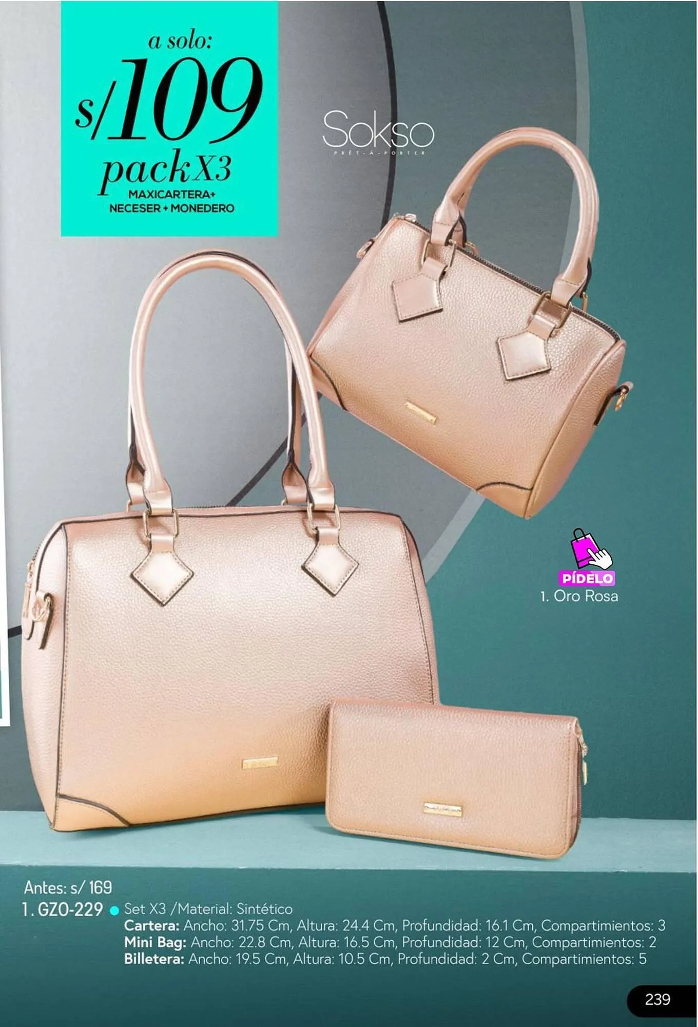 Catalogo de Catálogo Sokso 27 de febrero al 6 de abril 2025 - Pag 239