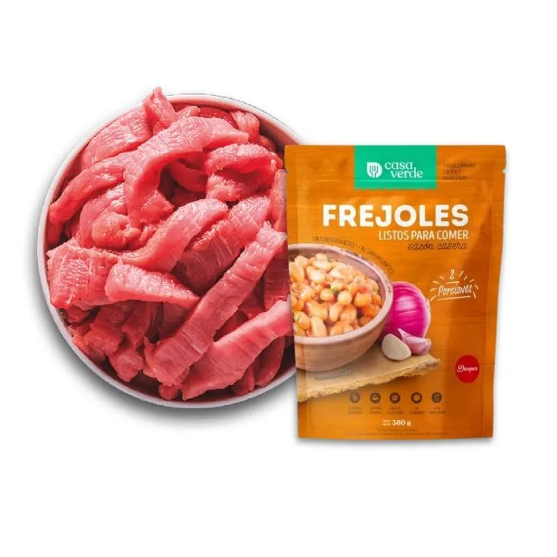 Pack Lomito casero x 450 gr. + Frejoles listos para comer x 360 gr.