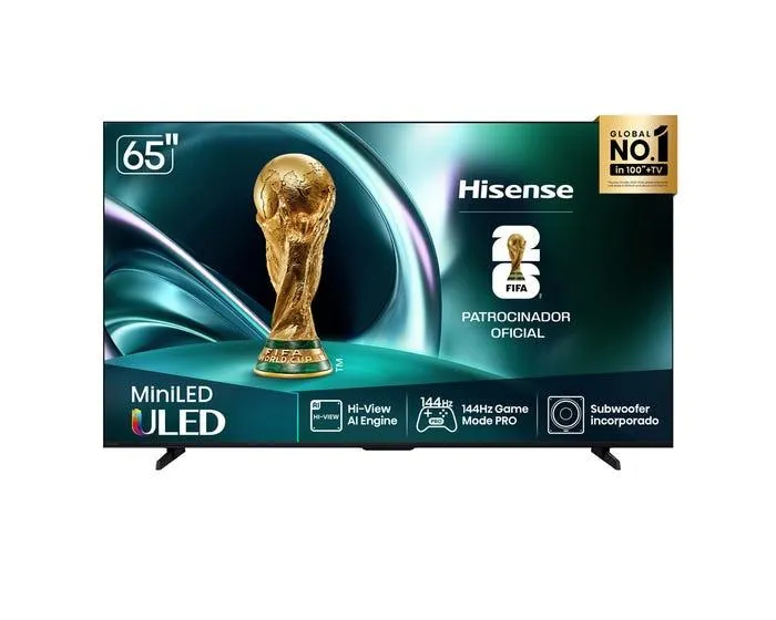 Televisor Hisense Smart TV 65" ULED MiniLED UHD 4K 65U7QG