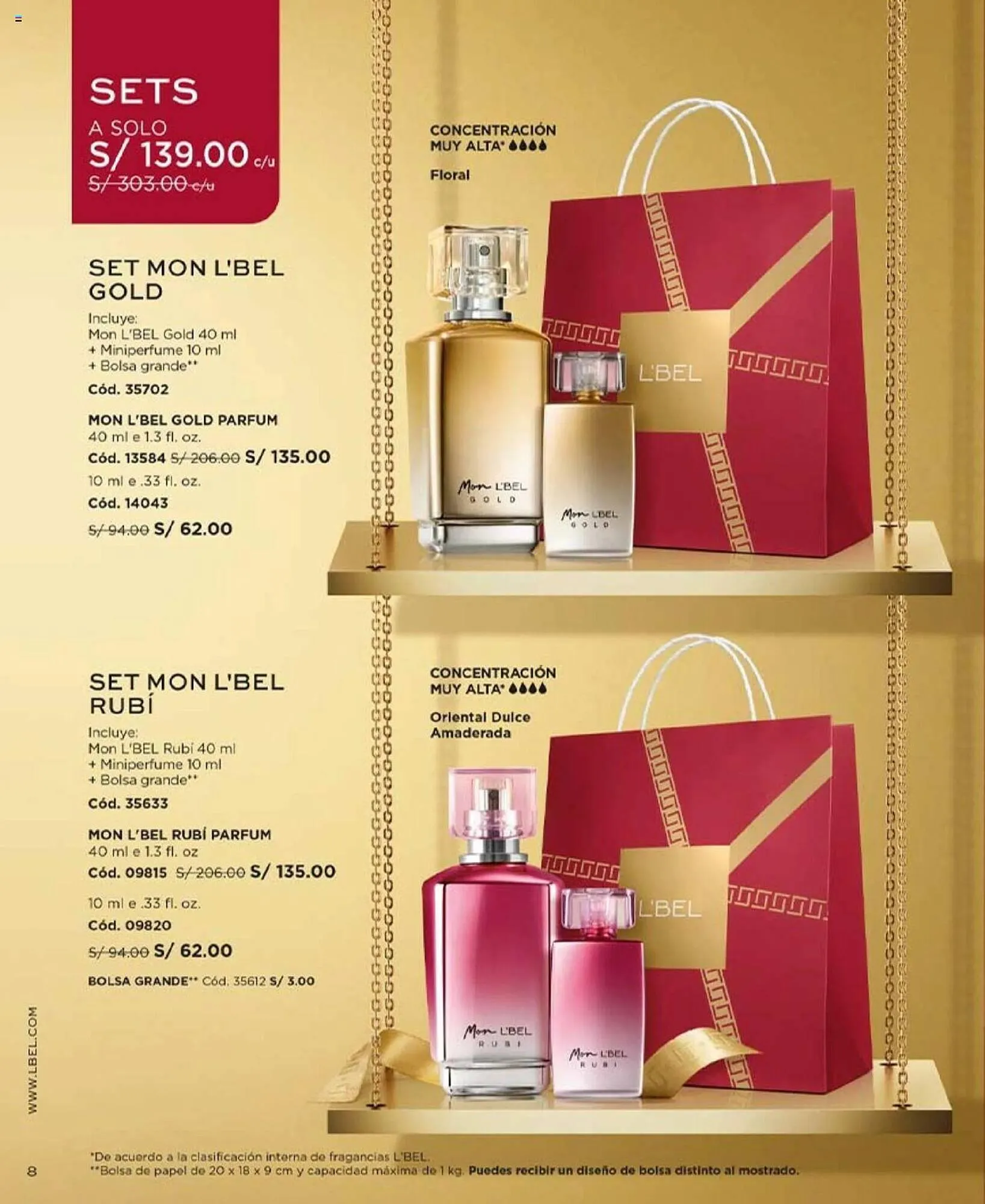 Catalogo de Catálogo L'Bel 17 de noviembre al 3 de diciembre 2024 - Pag 8