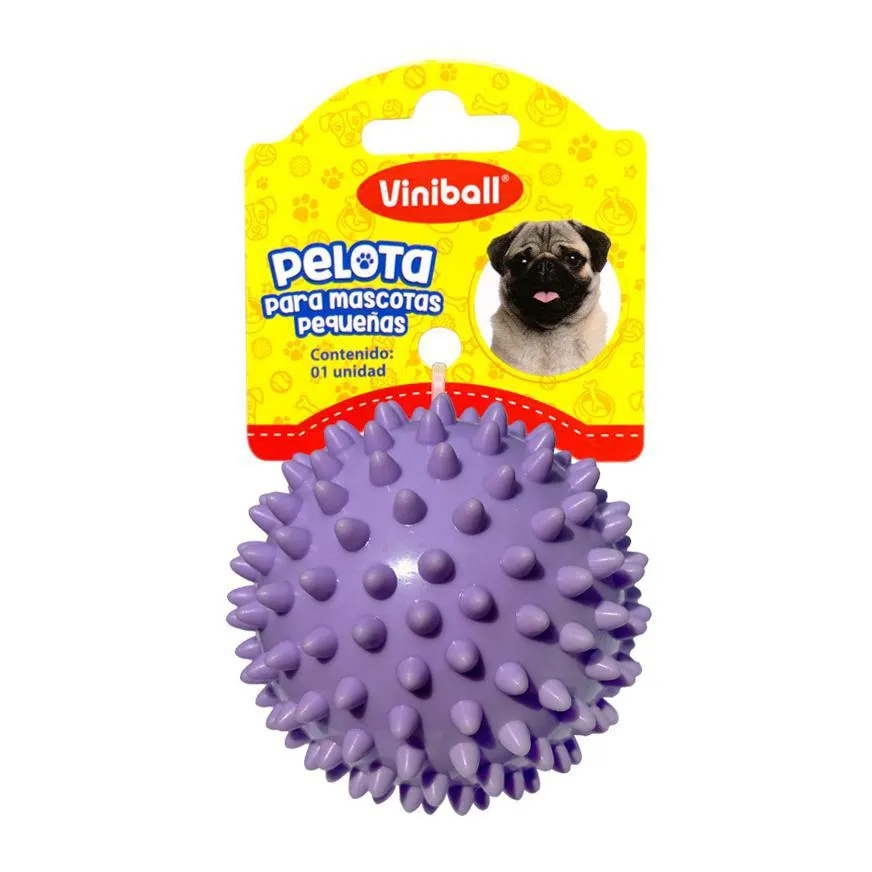 Pelota Para Mascota Pequeña - Lila Pastel