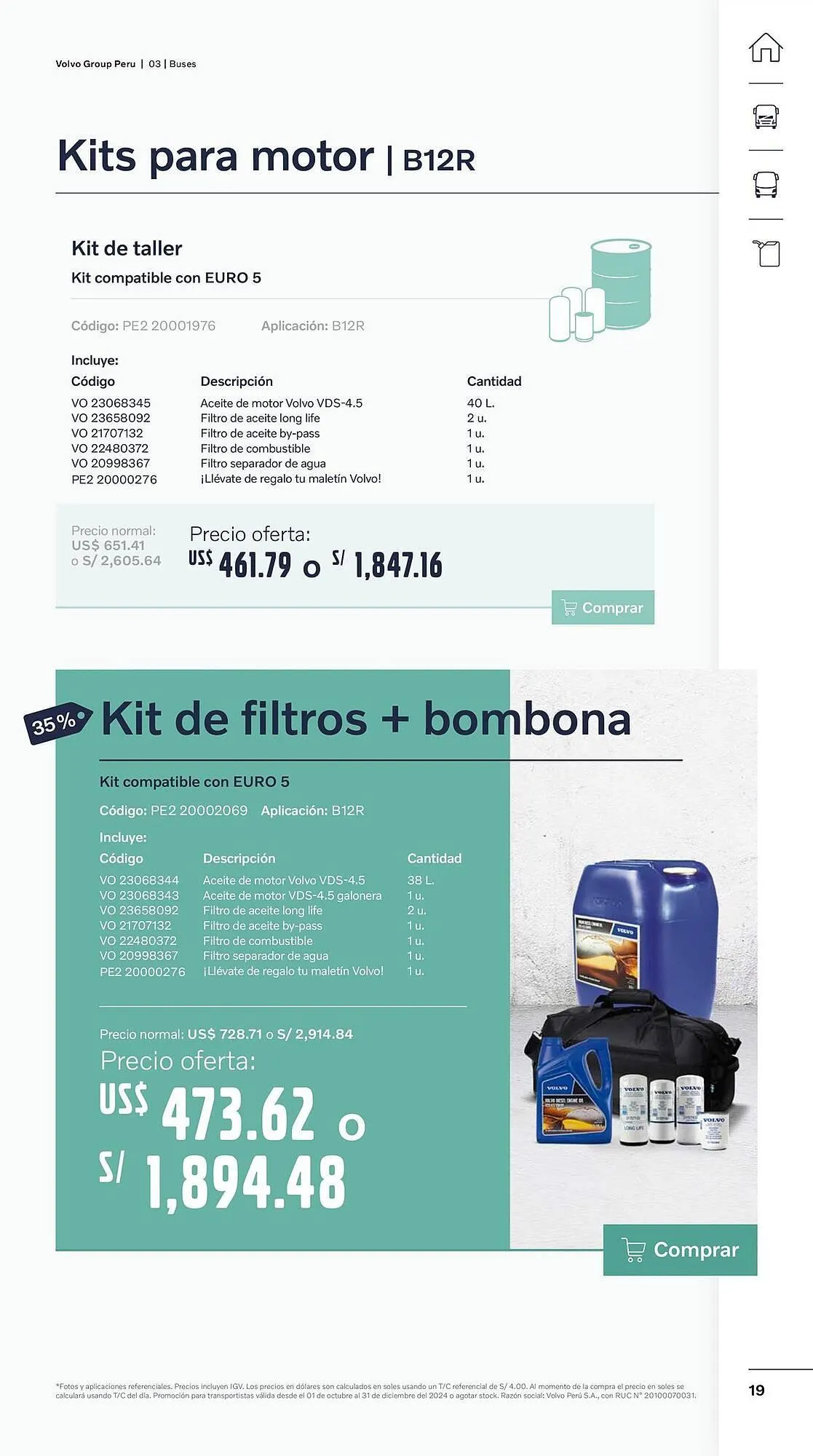 Catalogo de Catálogo Volvo 29 de octubre al 31 de diciembre 2024 - Pag 19