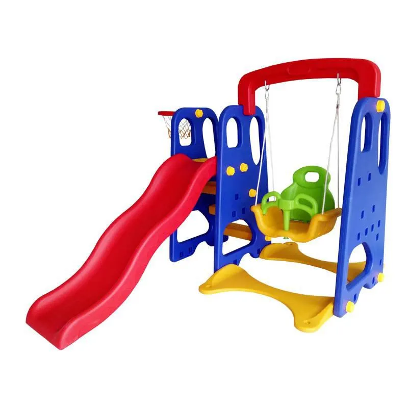 Resbalón con Columpio y Aro de Básquet Scoop
