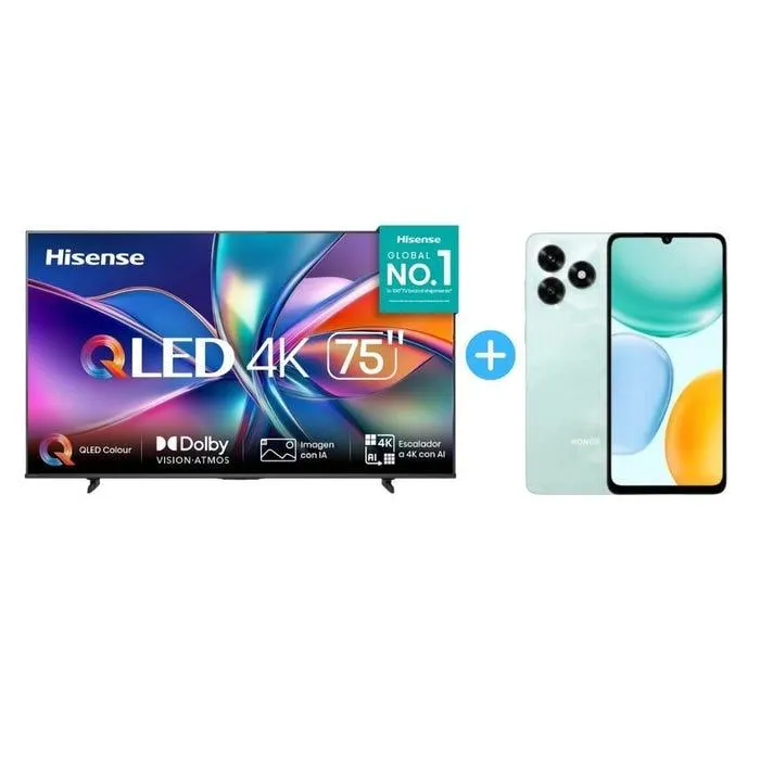 Televisor Hisense 75" 75Q6QV 2025 QLED 4K UHD VIDAA