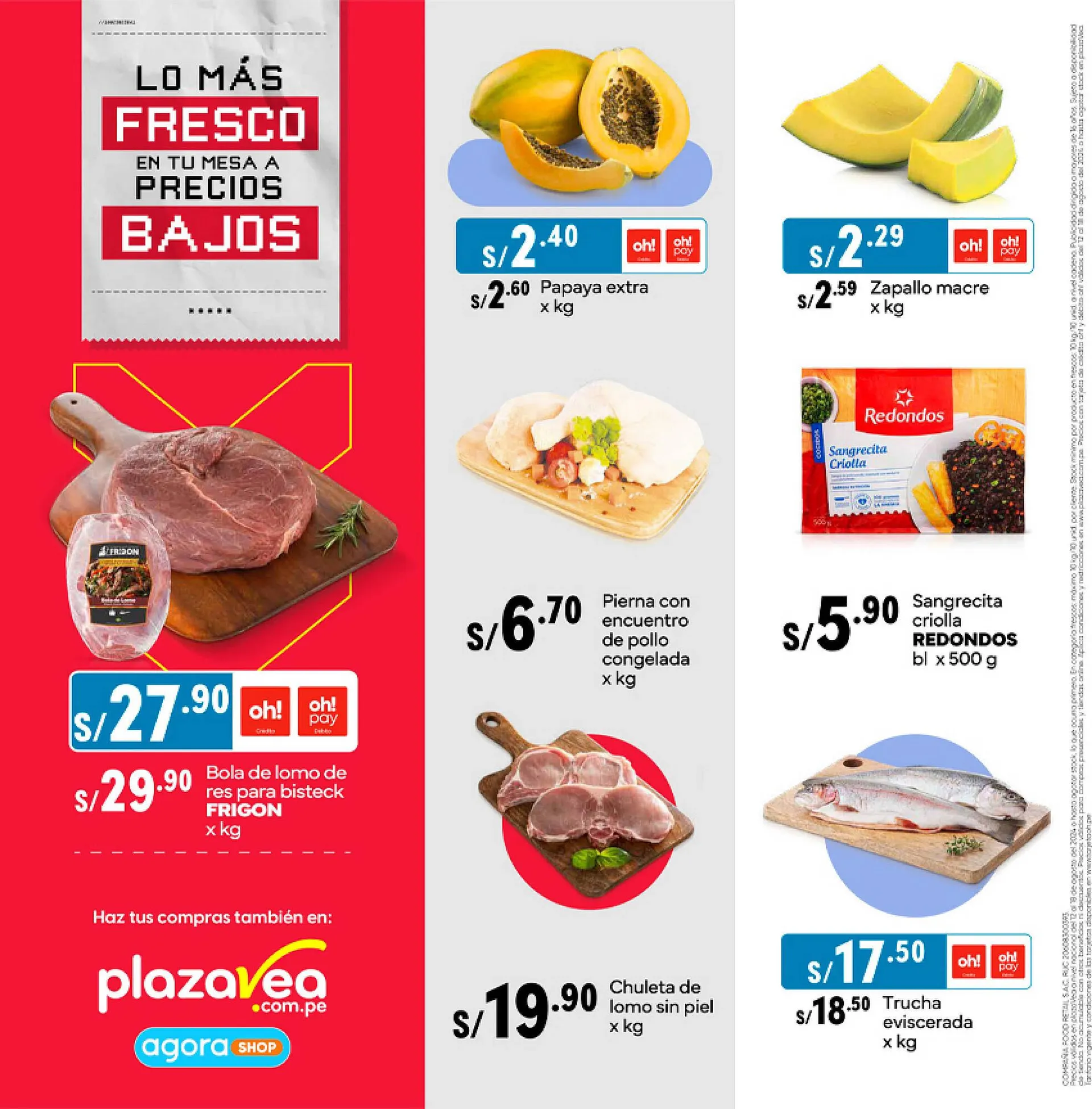 Catalogo de Catálogo Plaza Vea 9 de agosto al 16 de agosto 2024 - Pag 1
