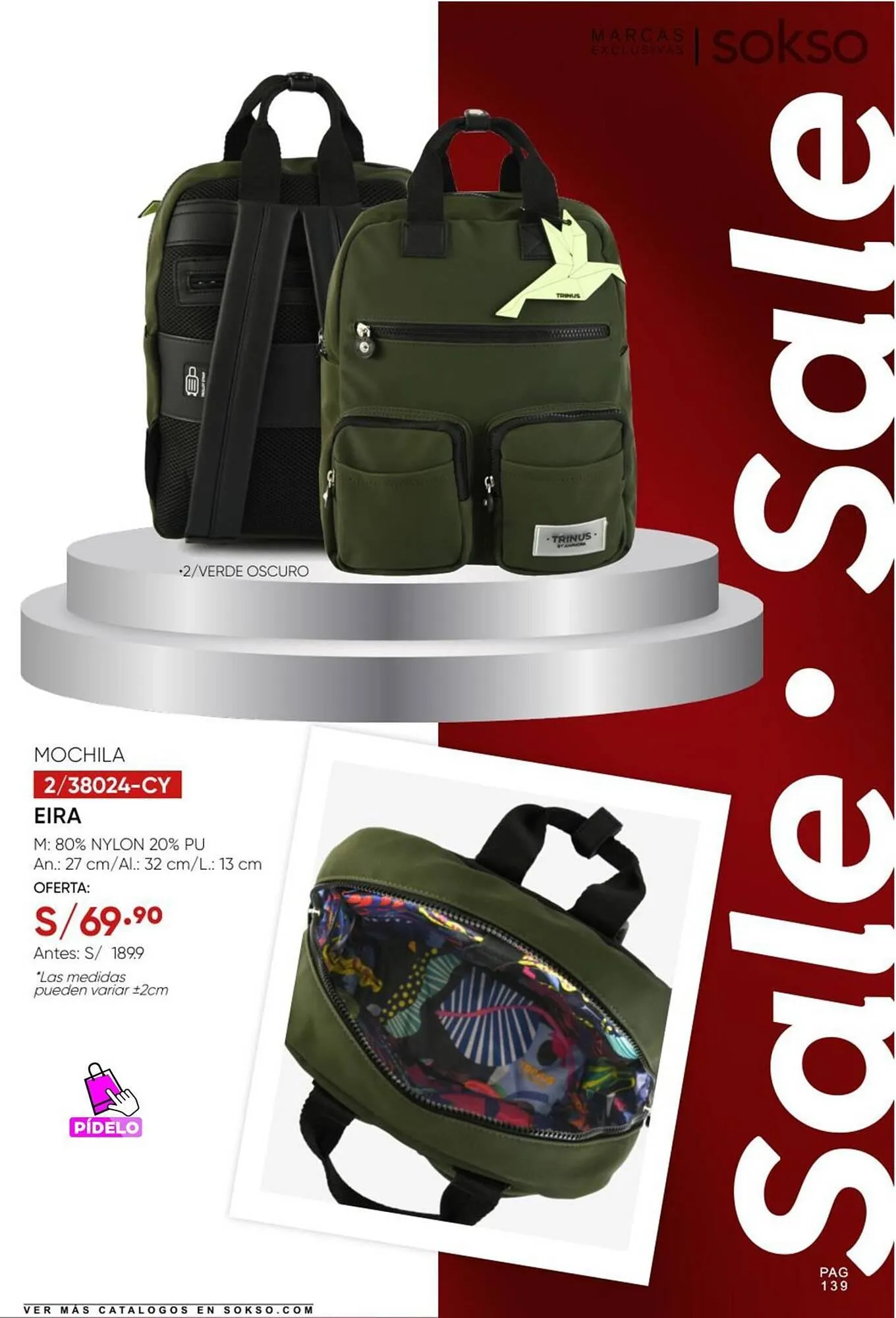 Catalogo de Catálogo Sokso 14 de julio al 3 de agosto 2025 - Pag 139