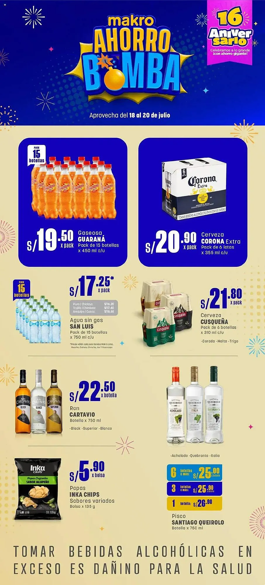 Catalogo de Catálogo Makro 18 de julio al 21 de julio 2025 - Pag 1