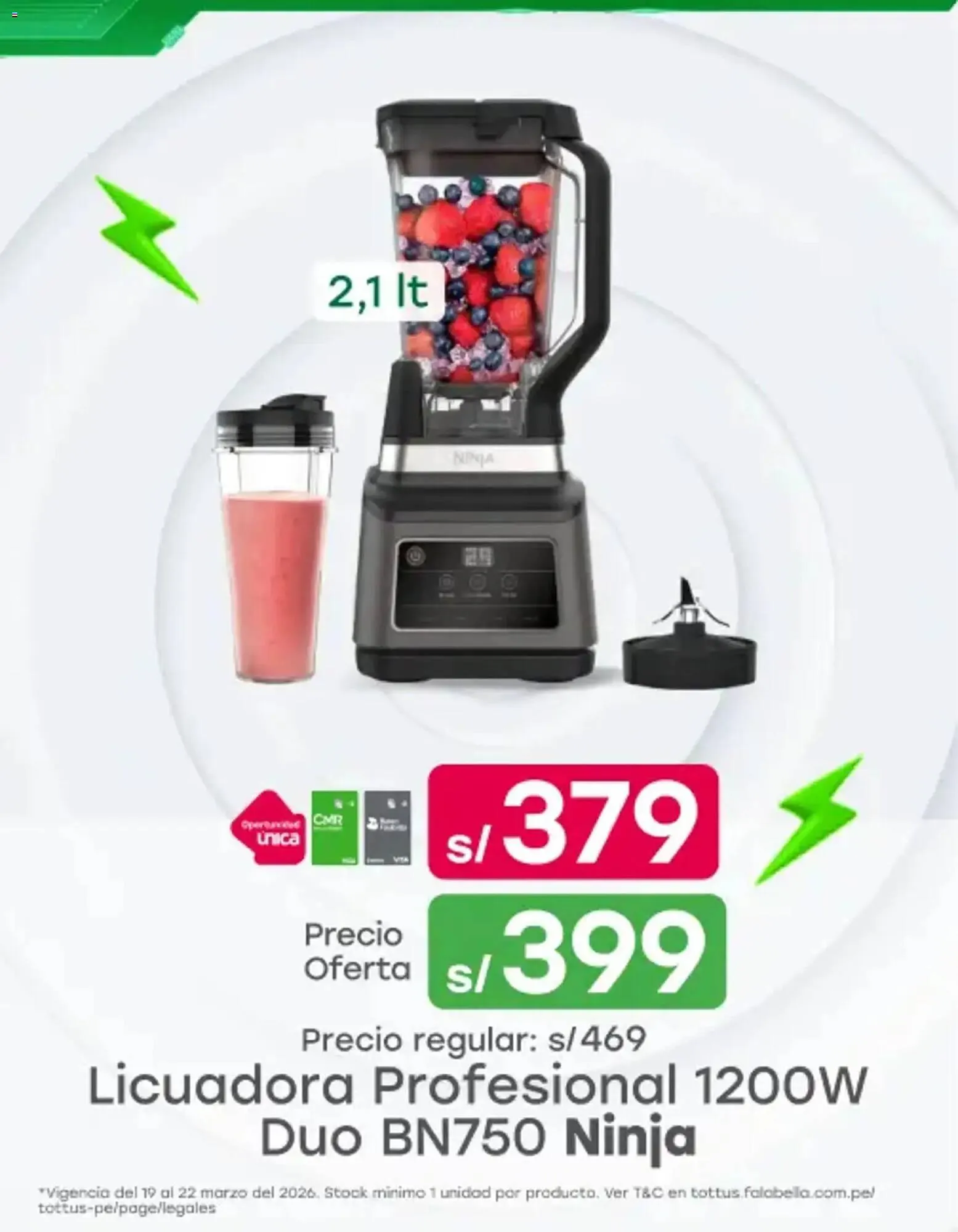 Catalogo de Catálogo Tottus 19 de marzo al 23 de marzo 2026 - Pag 1