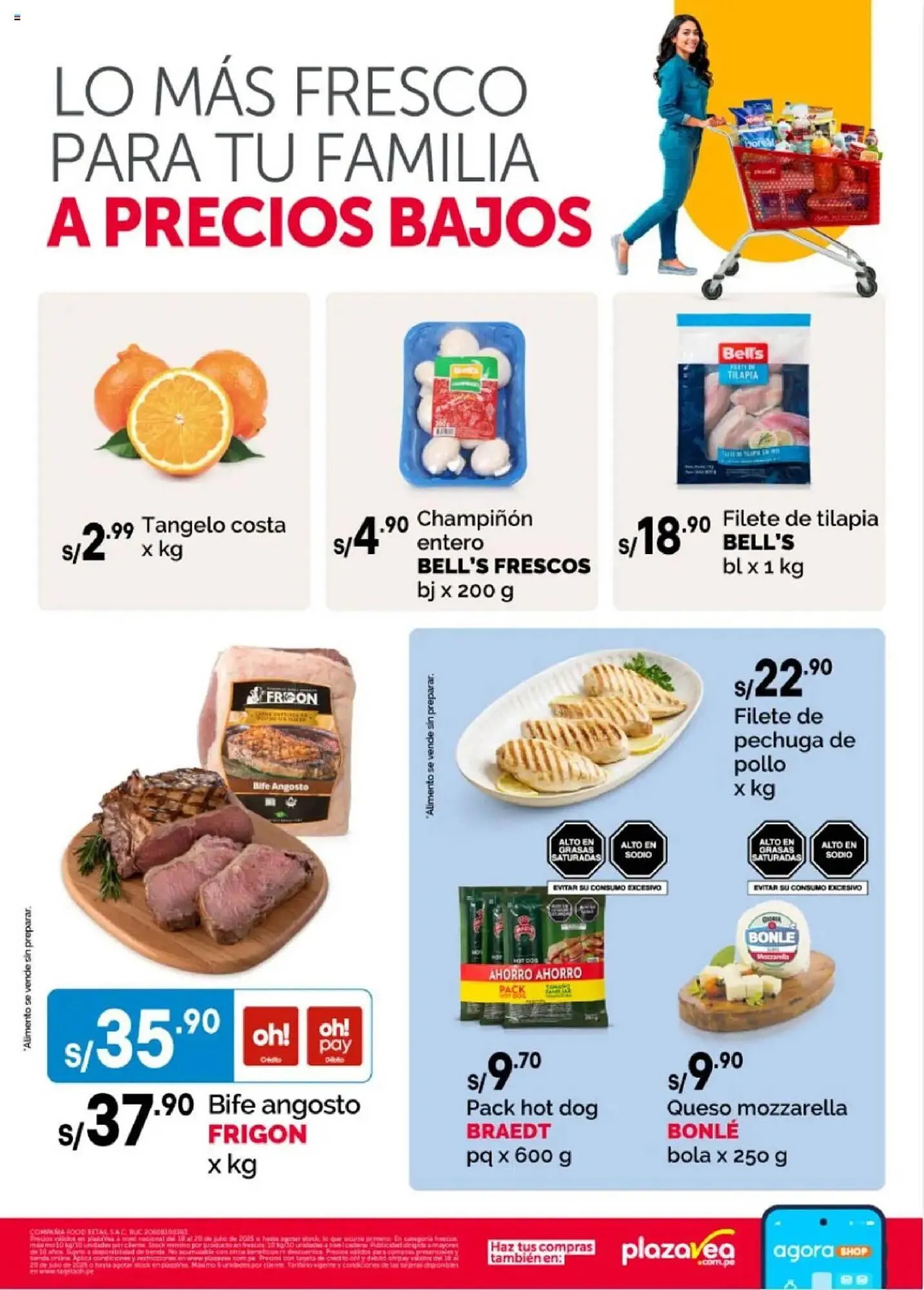 Catalogo de Catálogo Plaza Vea 18 de julio al 21 de julio 2025 - Pag 1