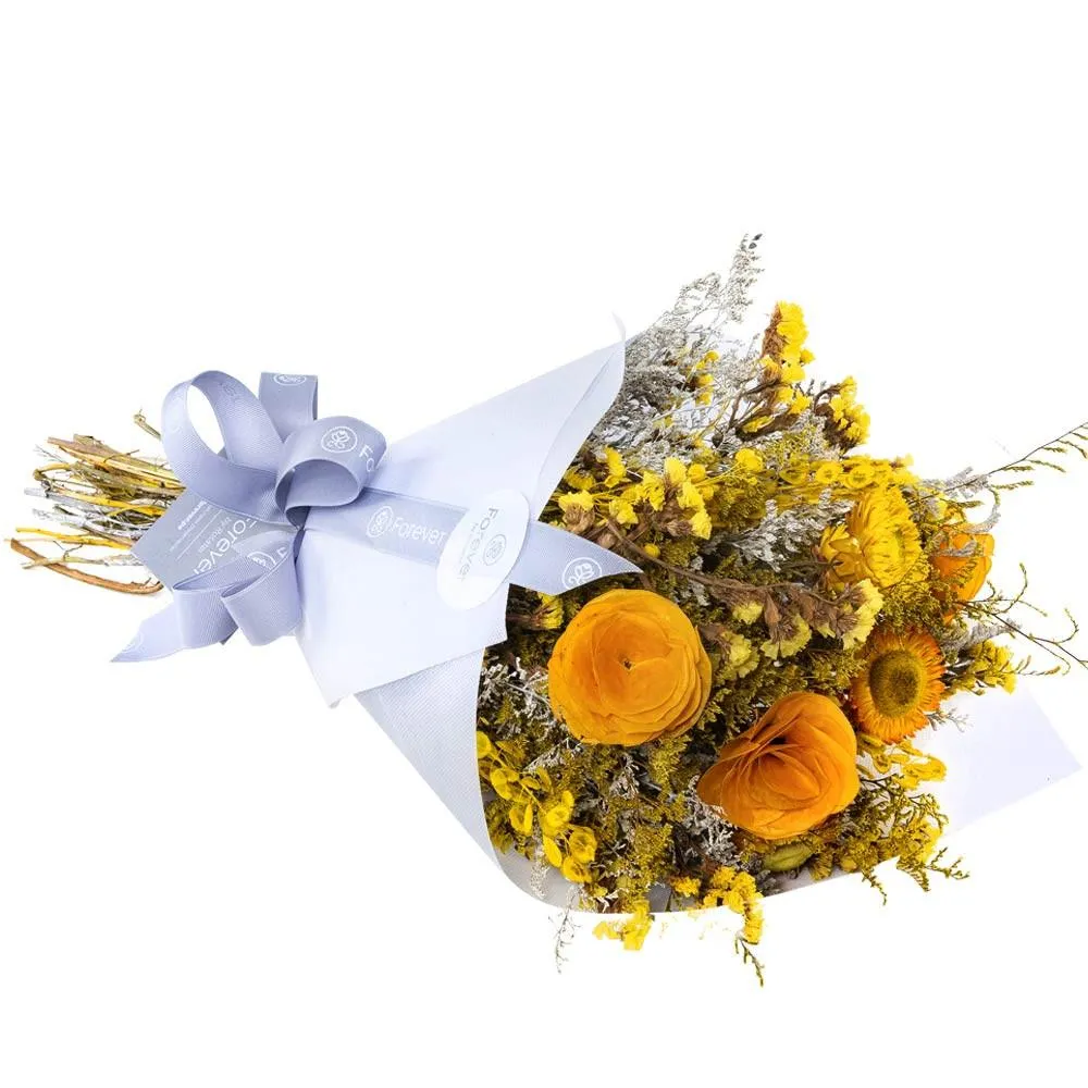 Ramo Rosas Artesanales Amarillas y Flores