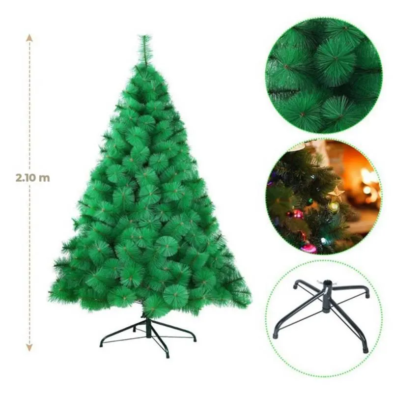 ARBOL DE NAVIDAD PREMIUM PINO VERDE 2,10 M.