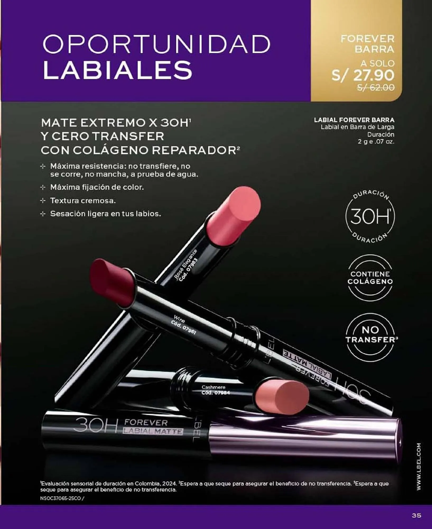 Catalogo de Catálogo L'Bel 8 de julio al 31 de diciembre 2025 - Pag 35