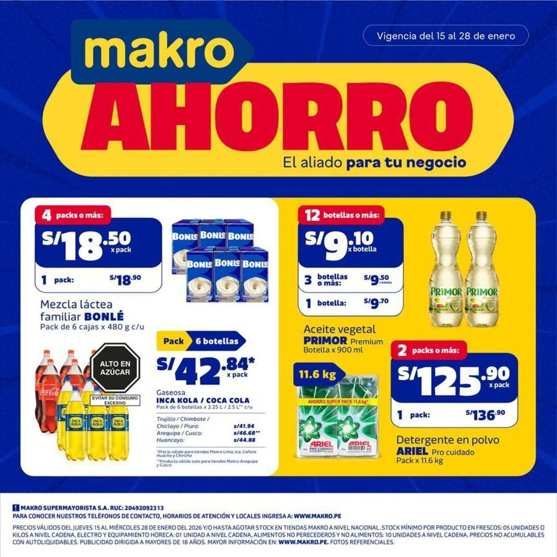 Catalogo de Catálogo Makro 15 de enero al 28 de enero 2026 - Pag 1