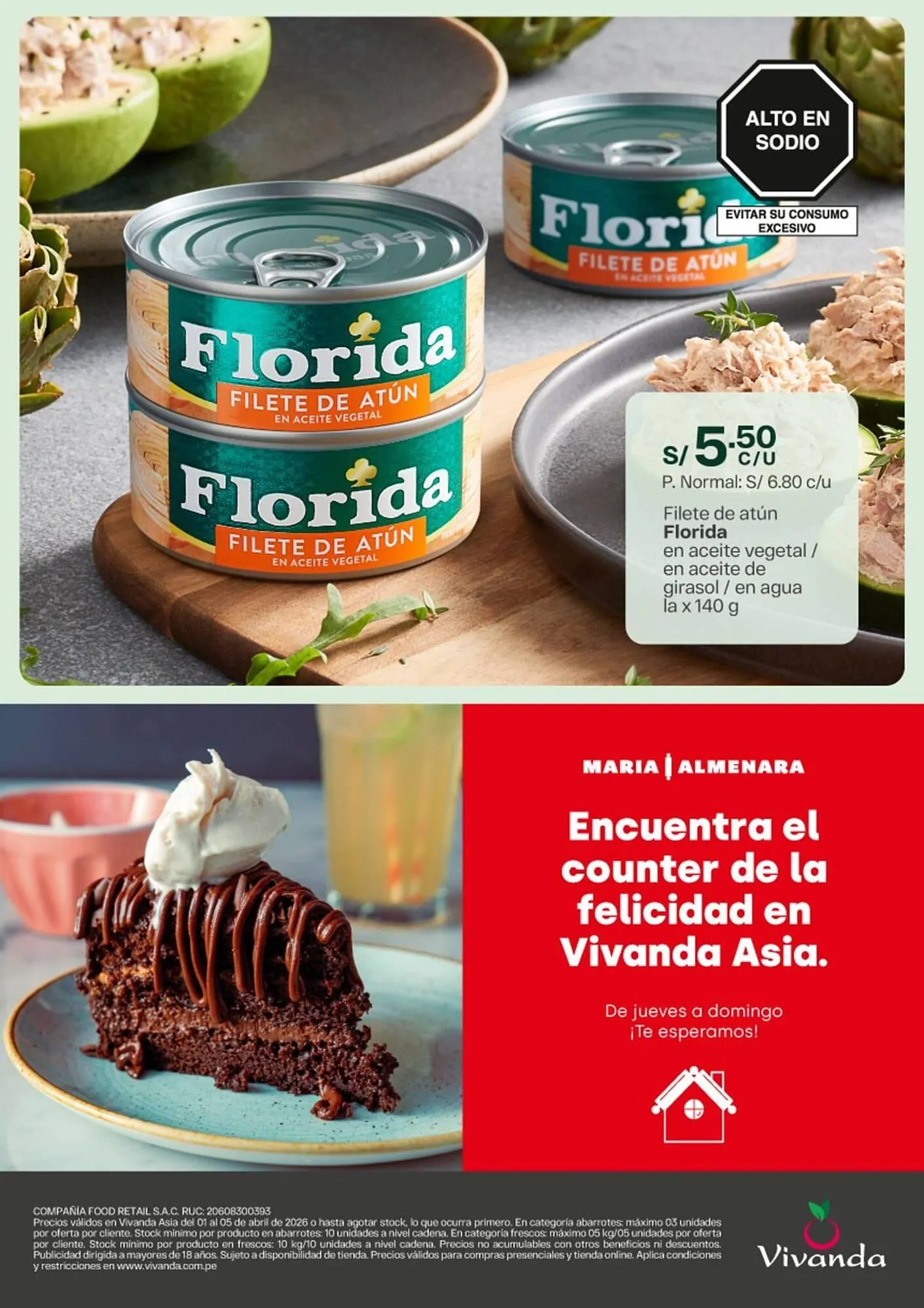 Catalogo de Catálogo Vivanda 1 de abril al 5 de abril 2026 - Pag 8