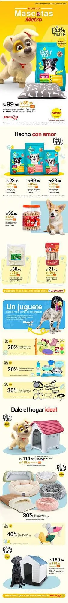 Catalogo de Catálogo Metro 19 de setiembre al 4 de octubre 2023 - Pag 1