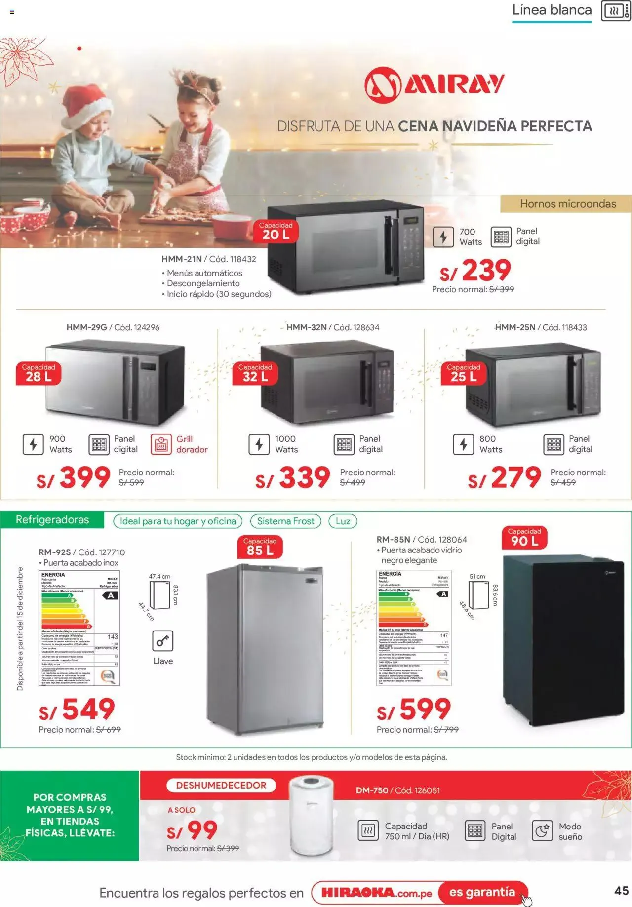 Catalogo de Catálogo Hiraoka 12 de diciembre al 31 de diciembre 2023 - Pag 45